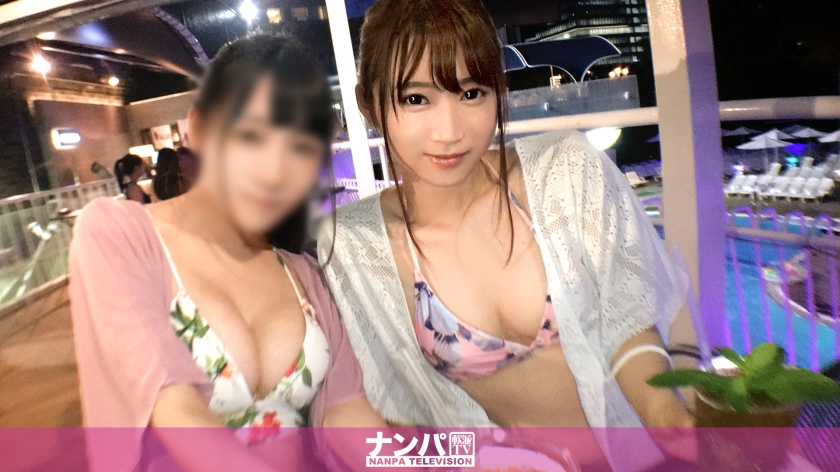 プールナンパ 27 人気のナイトプールで見つけた水着美女！知らない男にしつこく絡まれるわ、スイートだと聞いて通された部屋が夜景すら微妙な普通の部屋だわ…。ガン萎えだったにもかかわらず、アルコールが入った途端ヤりたい欲を抑えきれなくなり、同僚放置でセックス始めッ！！ 柊香 22歳 IT関係