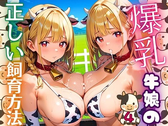 爆乳牛娘の正しい飼育方法〜エサだけじゃなく、私たちはミルクも必要なんです！〜4【厳選CG200枚収録】