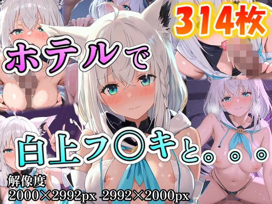 白上フ◯キに誘われホテルで。。。