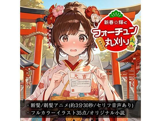 【断髪アニメ＋イラスト集＋ライトノベル】新春☆輝くフォーチュン丸刈り
