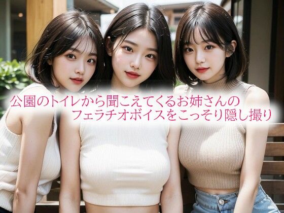 公園のトイレから聞こえてくるお姉さんのフェラチオボイスをこっそり隠し撮り