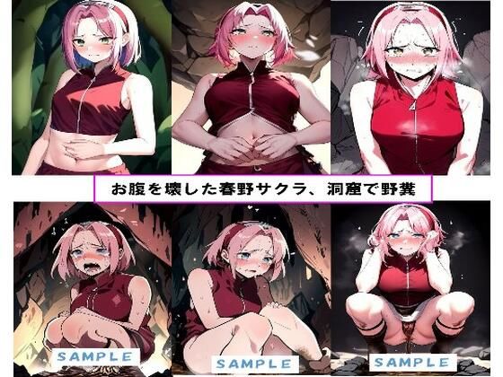 お腹を壊したサ●ラ、洞窟で野糞