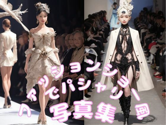 ファッションショー風でパシャリ写真集