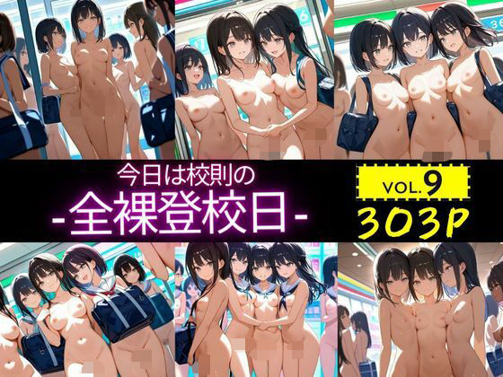 今日は校則の全裸登校日:vol.9