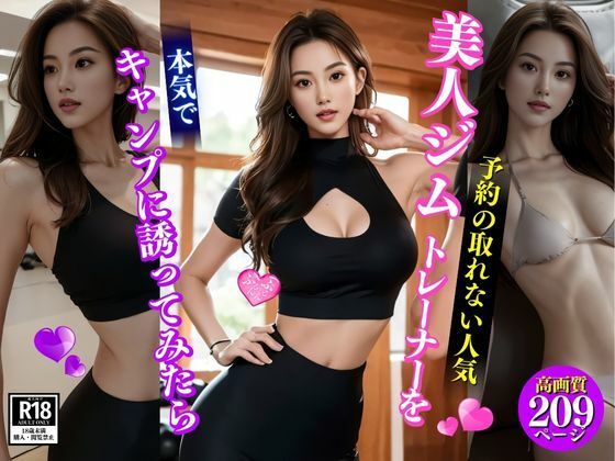 美人ジムトレーナーをキャンプに誘ったら…