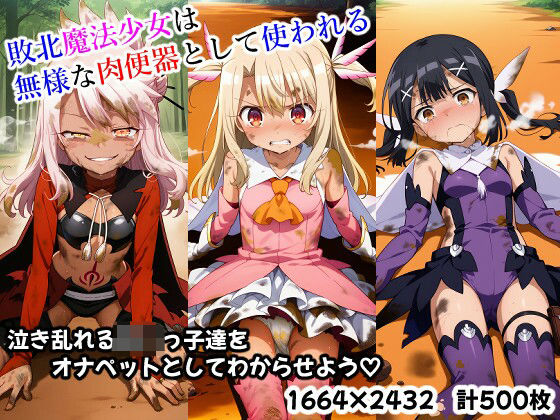 敗北魔法少女は無様な肉便器として使われる