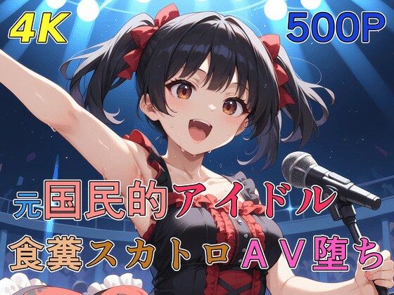 元国民的アイドル食糞スカトロAV堕ち