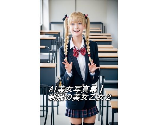 AI美女写真集┃制服の美女乙女2