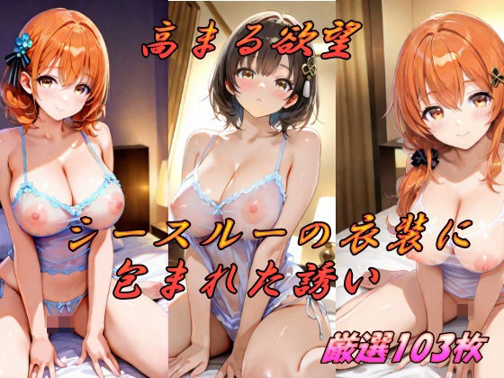 高まる欲望  シースルーの衣装に包まれた誘い
