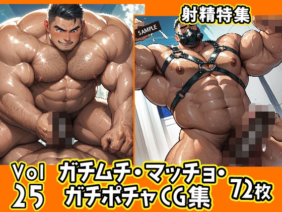 ガチムチ・マッチョ・ガチポチャゲイCG集25-射精特集-