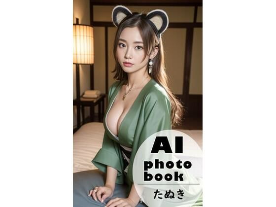 AI photobook たぬき