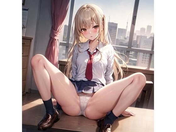 開脚する制服少女412人