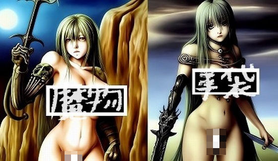 魔界ファッション: 魔物グローブ（武器付き）2種類