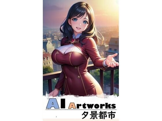 AI Artworks 夕景都市