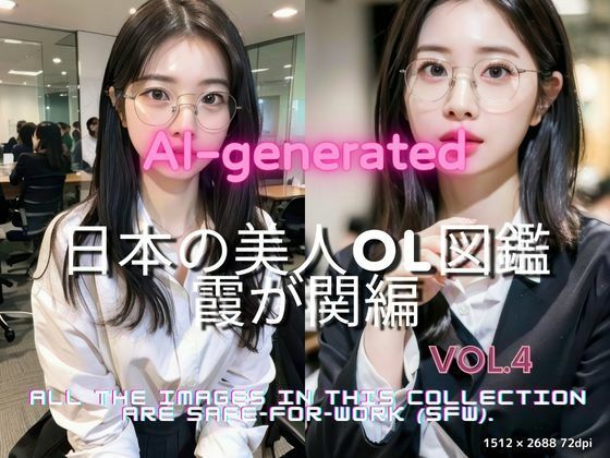 AI生成 日本の美人鑑 Vol.4 霞OL図鑑 Vol.4 霞が関編-オフィスユニフォーム特集