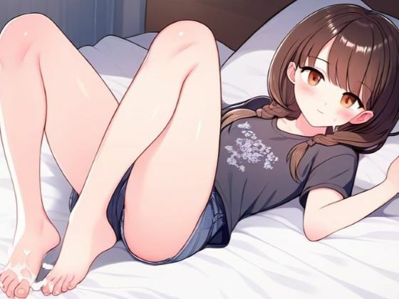 読書好きな大人しめ女子で足コキ捨て〜真っ白いおみ足にぶっかけ〜