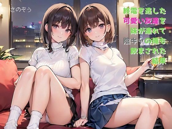 【お気軽小説】終電を逃した可愛い友達を妹が連れて陰キャの俺も飲まされた結果