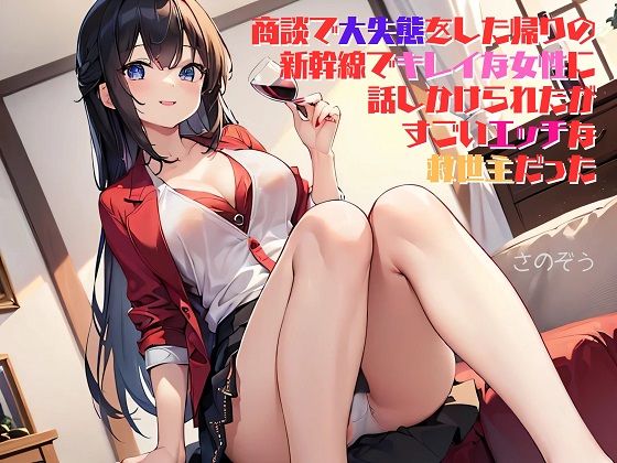 【お気軽小説】商談で大失態をした帰りの新幹線でキレイな女性に話しかけられたがすごいエッチな救世主だった