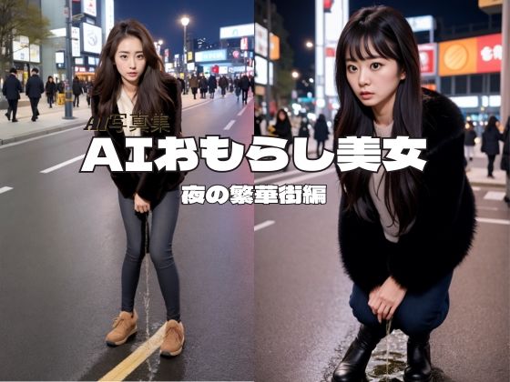 AIおもらし美女〜夜の繁華街編〜
