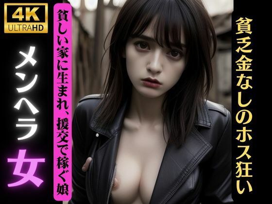 メンヘラ女 〜貧乏金なし援交で稼ぐ 浪費癖でホストに狂い精神保つ美女〜