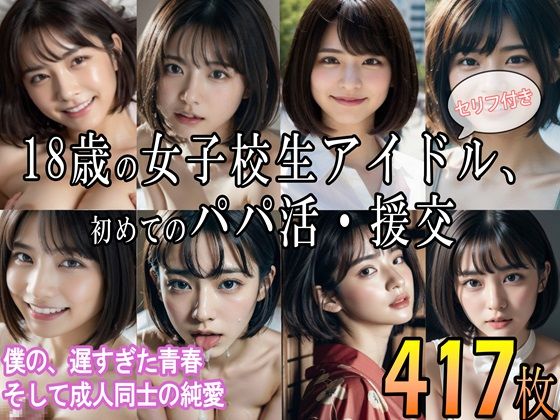 18歳の女子校生アイドル、初めてのパパ活・援交 〜僕の、遅すぎた青春 そして成人同士の純愛〜