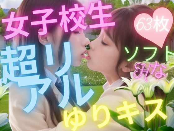 女子校生 百合キス 【AIアートイラスト集】