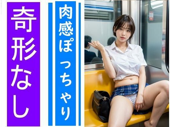 【スマホ用】電車の向かい席6〜肉感・ぽっちゃりむっちり〜