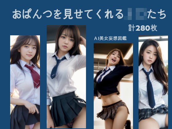 おぱんつを見せてくれるJKたち