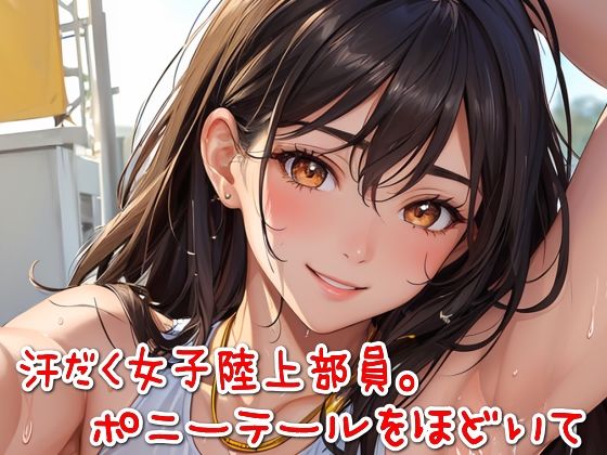 汗だく女子陸上部員。ポニーテールをほどいて【フェチ向け】