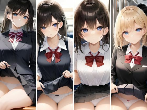 R15_012［33枚］電車でおパンツを見せてくれるJKコスちゃん