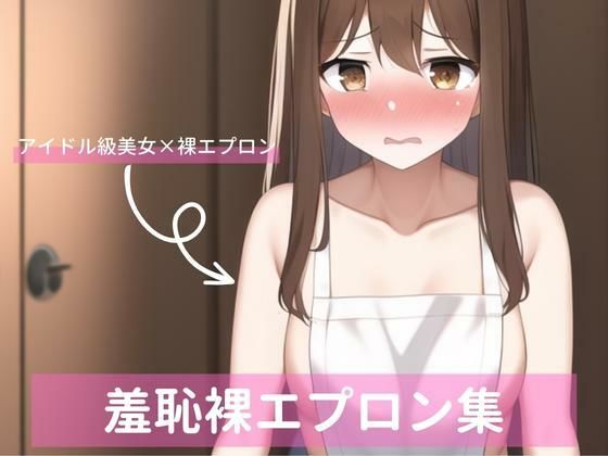 アイドル級茶髪美女、羞恥裸エプロン詰め合わせ