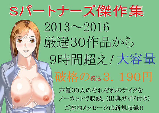 Sパートナーズ傑作集 9時間超・ 税込3，190円