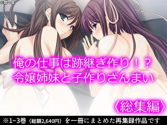 俺の仕事は跡継ぎ作り！？令嬢姉妹と子作りざんまい ＜総集編＞