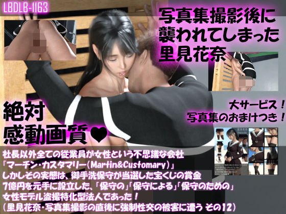 【Dars100・△100】社長以外全ての従業員が女性という不思議な会社『マーチン・カスタマリー（Martin＆Customary；）』しかしその実態は、御手洗保守が当選した宝くじの賞金7億円を元手に設立した、「保守の」「保守による」「保守のための」女性モデル盗撮特化型法人であった！（里見花奈・写真集撮影の直後に強●性交の被害に遭う その12）