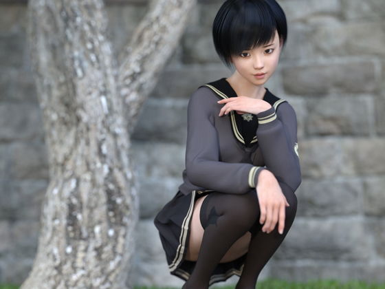 目つきの悪い無表情系スポーツ少女に公園のトイレで汗だくオナ見せ。脇汗直嗅ぎパンツ直嗅ぎ。事務的指示オナ。