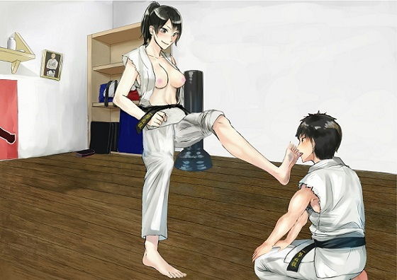 東京空手美女の足の裏