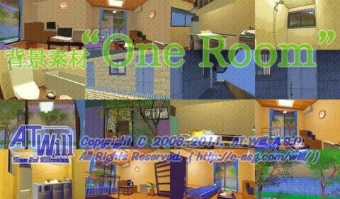 背景素材 ‘One Room’