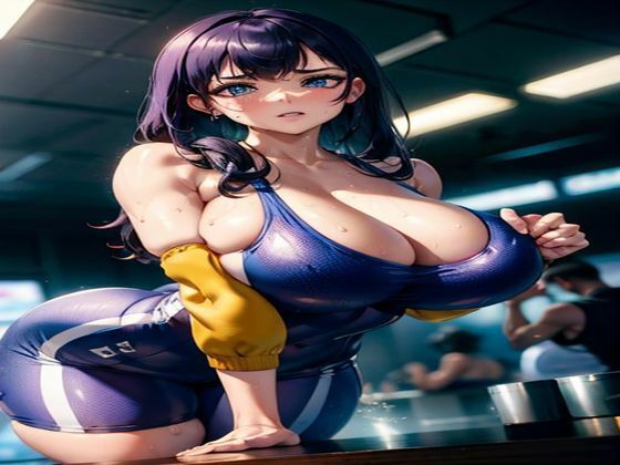 爆乳AIぱっつり水着1