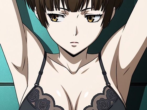 【女監視官】逆に監視され黒下着姿大拡散！！