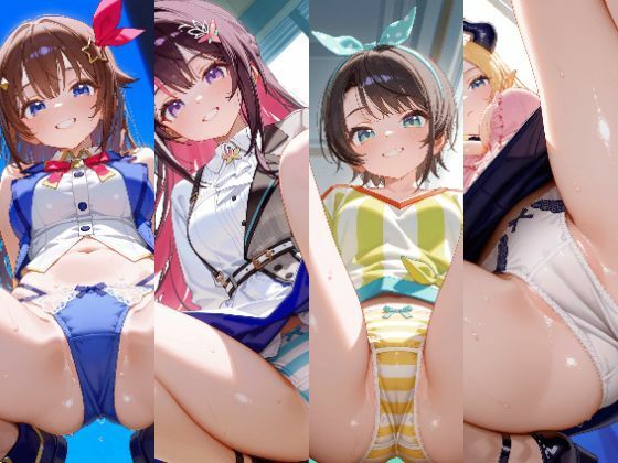 D-8 Bホロライブスクワットパンツ