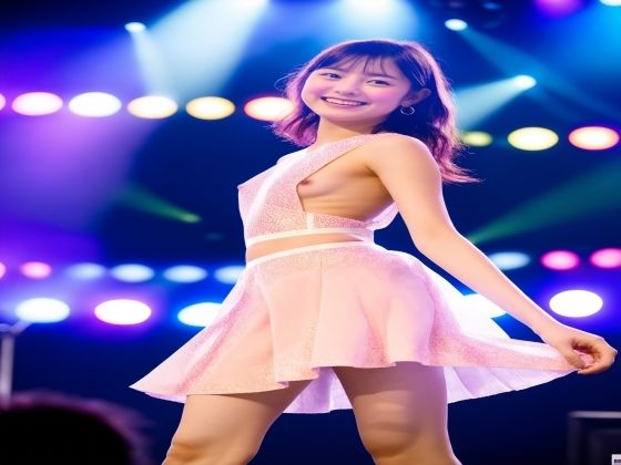 【動画】アイドル ステージ  〜透け衣装ポロリ編〜