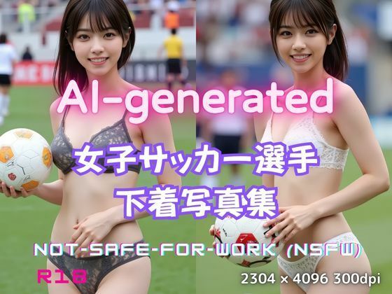 AIコスプレ写真集 「ランジェリー・フットボール」:下着姿のサッカー女子写真集