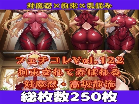 フェチコレVol.122 吊り上げ拘束されて背後からおっぱいを揉まれる対魔忍・高坂静流【枚数250枚】