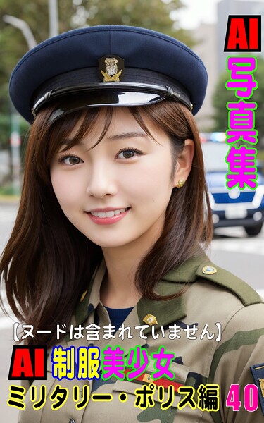 AI写真集 AI制服美少女 ミリタリー・ポリス編40