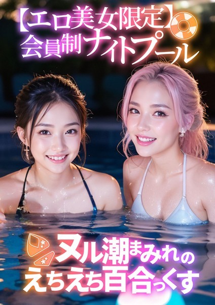 【エロ美女限定】会員制ナイトプール 〜ヌル潮まみれのえちえち百合っくす〜