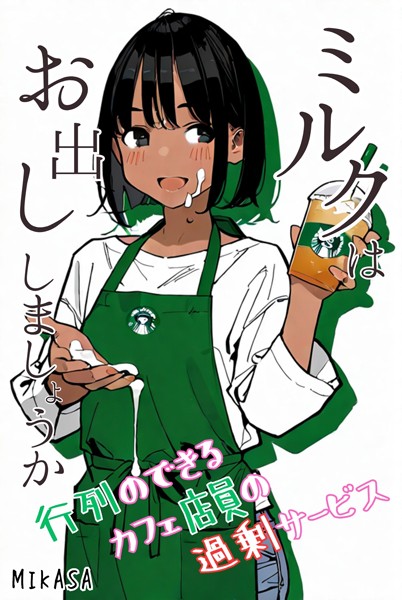 ミルクはお出ししましょうか？行列のできるカフェ店員の過剰サービス（フルカラー）