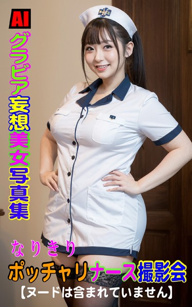 AIグラビア 妄想美女写真集 なりきりポッチャリナース撮影会