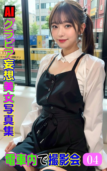AIグラビア 妄想美女写真集 電車内で撮影会04
