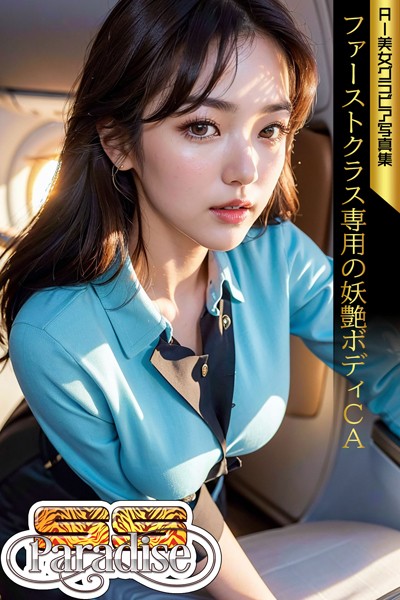 ファーストクラス専用の妖艶ボディCA AI美女グラビア写真集【SS-Paradise】